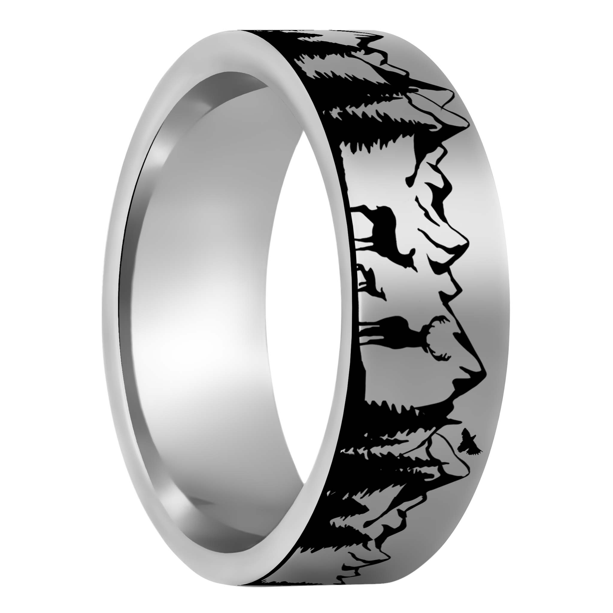 Mens mountain clearance ring