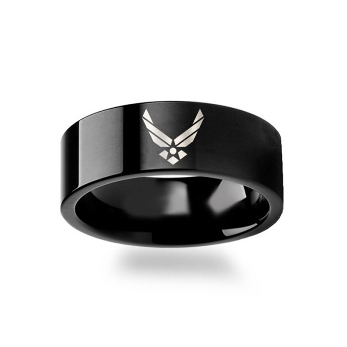 air force symbol black and white