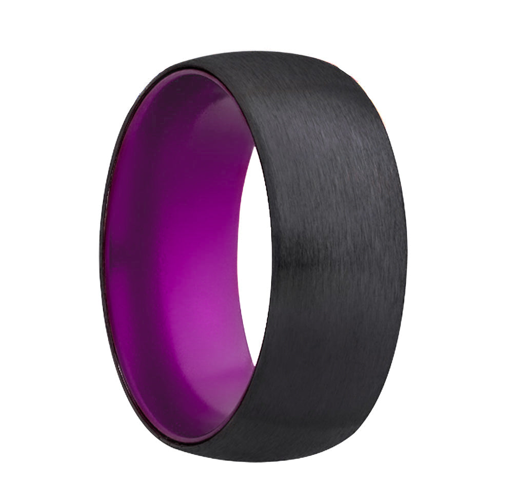 Purple silicone wedding on sale band