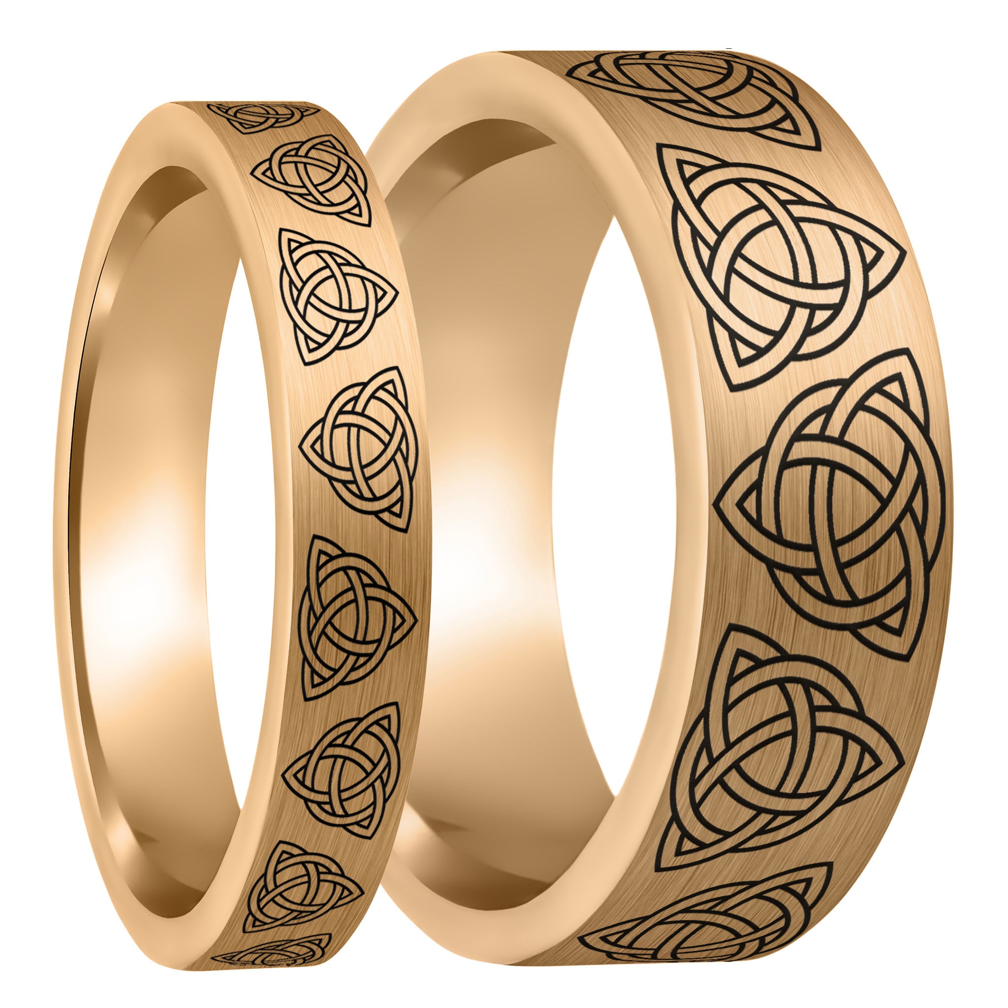 Matching celtic clearance wedding rings