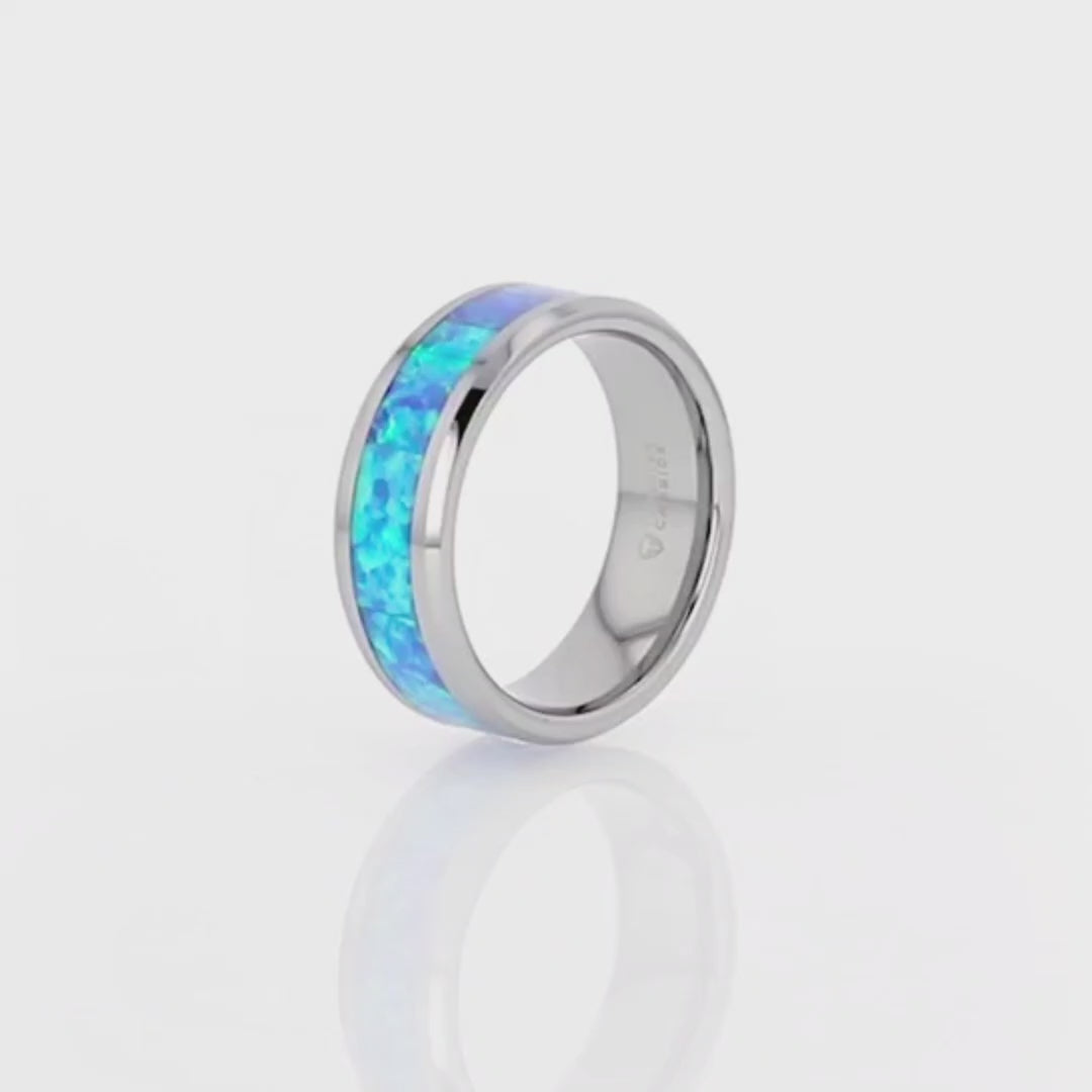 Bague homme avec opale hotsell