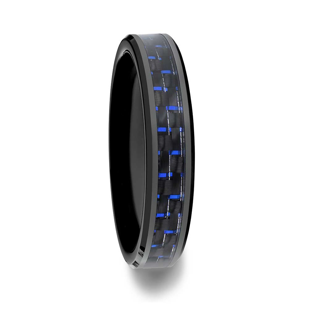 Bague ceramique best sale noire homme