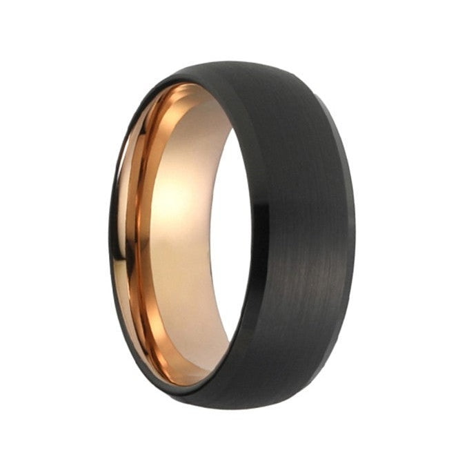 Black Tungsten Men's Brushed Ring | Vansweden Jewelers