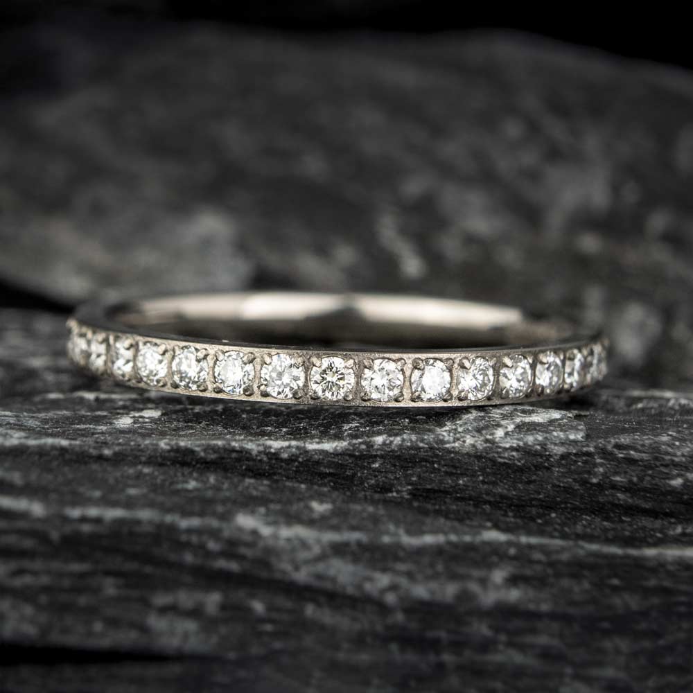 Titanium on sale eternity ring